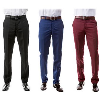 Azzuro Bold Mix 3-Pack of Men’s Dress Pants