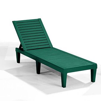 Nestl Lounge Chair Outdoor - Waterproof, Adjustable Lawn Chairs, Lightweight Patio Lounge Chair