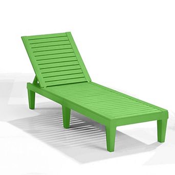 Nestl Lounge Chair Outdoor - Waterproof, Adjustable Lawn Chairs, Lightweight Patio Lounge Chair