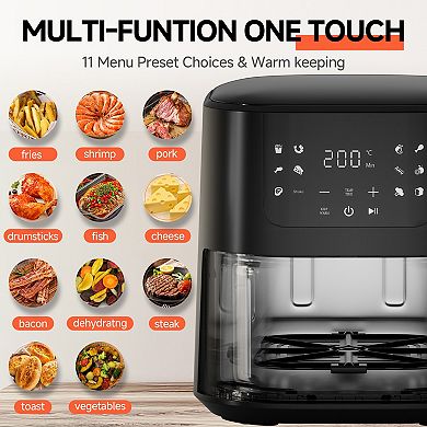 Air Fryer 8-in-1 with 5 QT Capacity
