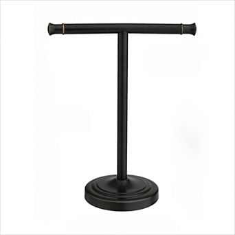 Free Standing Stainless Steel Towel Rack Countertop Bathroom Kitchen Holder