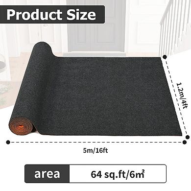 Commercial Grade Non Slip Indoor Outdoor Runner Rug Easy Clean Cuttable