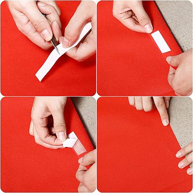 Red Carpet Runner Rug With Carpet Tape For Wedding Party Holiday Events