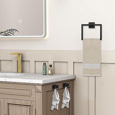 5 Piece Bathroom Hardware Set SUS304 Stainless Steel Wall Mounted Bath Accessories