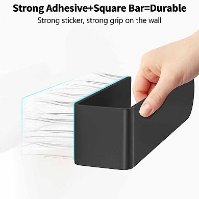 Strong Adhesive Wall Mounted Hand Towel Holder 2 Pack For Bathroom Kitchen RV