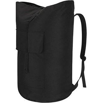 115L Extra Large Heavy Duty Backpack Laundry Bag With Shoulder Straps