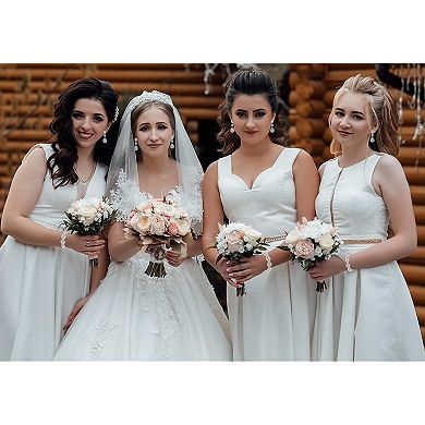 Wedding Bracelet Earring Set