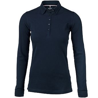 Nimbus Womens/Ladies Carlington Deluxe Long Sleeve Polo Shirt