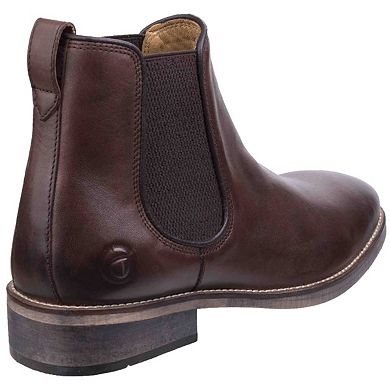 Cotswold Mens Corsham Town Leather Pull On Casual Chelsea Ankle Boots