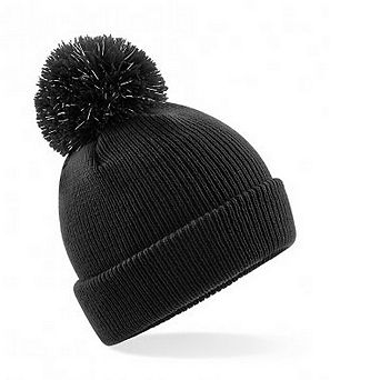 Beechfield Kids Reflective Bobble Beanie