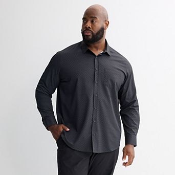 Big & Tall FLX Tech Long Sleeve Button-Down Shirt