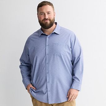 Big & Tall FLX Tech Long Sleeve Button-Down Shirt
