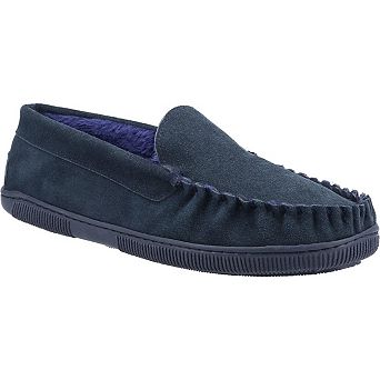 Cotswold Mens Sodbury Suede Moccasin Slippers