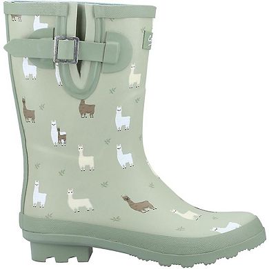 Cotswold Womens/Ladies Farmyard Alpaca Mid Calf Wellington Boots