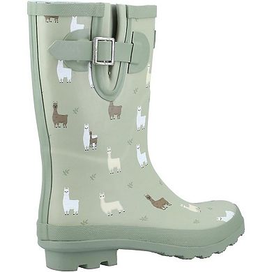 Cotswold Womens/Ladies Farmyard Alpaca Mid Calf Wellington Boots