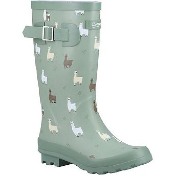 Cotswold Childrens/Kids Farmyard Alpaca Wellington Boots