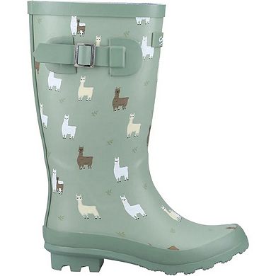 Cotswold Childrens/Kids Farmyard Alpaca Wellington Boots