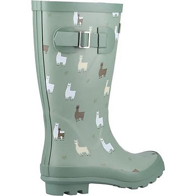 Cotswold Childrens/Kids Farmyard Alpaca Wellington Boots