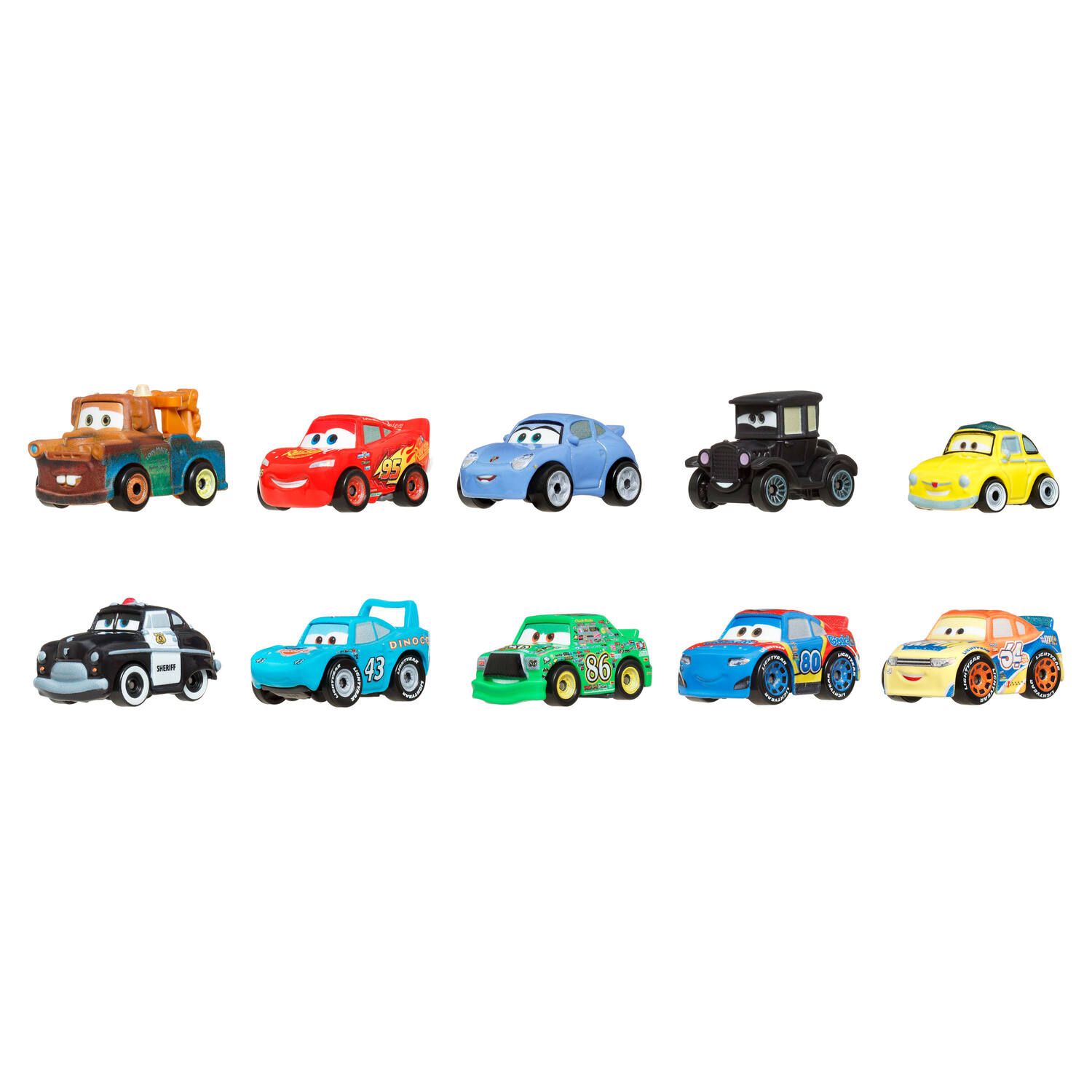 Детские игрушки Mattel Disney Pixar Cars 10-Pack Mini Toy Vehicles — фото 1