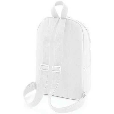 bagbase mini essential backpack Bagbase Mini Essential Knapsack Bag / ONE SIZE / White