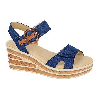Cipriata Womens/Ladies Danta Leopard Print Sandals
