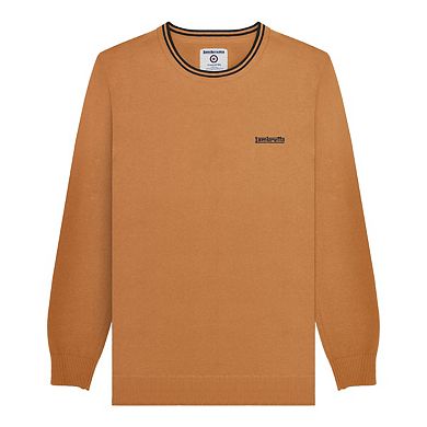Lambretta Mens Knitted Tipped Jumper