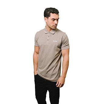 Lambretta Mens AW24 Geometric Polo Shirt