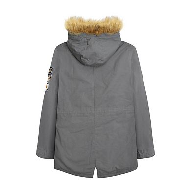 Lambretta Mens Sherpa Lined Parka
