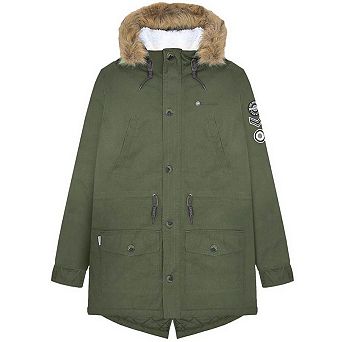 Lambretta Mens Sherpa Lined Parka