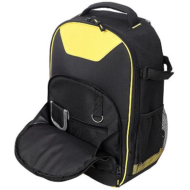 Tool Backpack, Oxford Multifunctional Tool Bag with Multi Pockets for Electricain, Mechanic, Plumbe