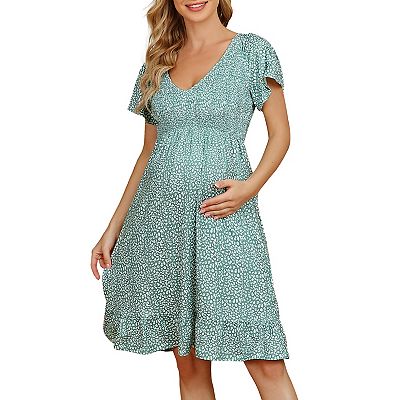 small casual dress Medium Wash Denim Mini Shift Dress - Casual Dresses