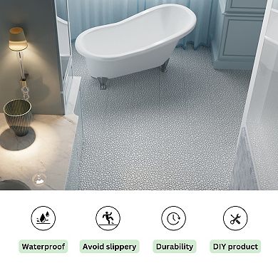 BAOURE Plastic Interlocking Deck Tiles Waterproof Anti Slip Patio And Bathroom Flooring