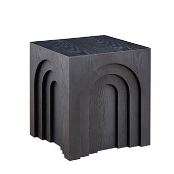 BAOURE MDF Mid Century Modern Side End Accent Table Bedside Table for Living Room Use
