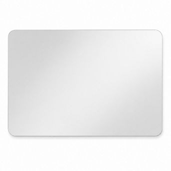BAOURE Glass Wall Mounted Bathroom Vanity Mirror HD Explosion Proof For Bathroom Use