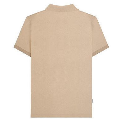 Lambretta Mens Contrast Panel Vintage Polo Shirt