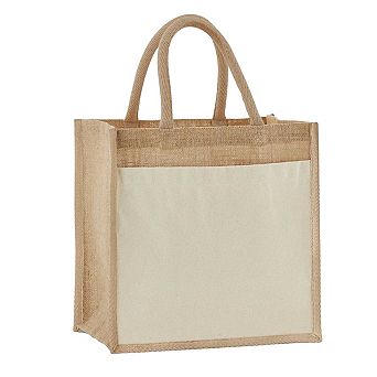 Westford Mill Starched Jute Midi Tote Bag