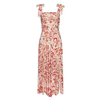 Lascana Women's Tie Strap Maxi Dress