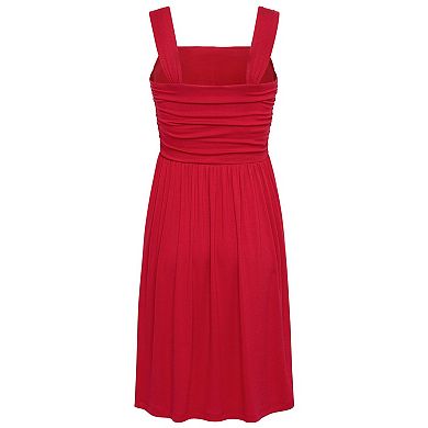 Lascana Women's Sleeveless Built In Bra Dress