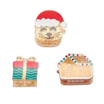 Holiday Cat Claw Clips 3 pc Set