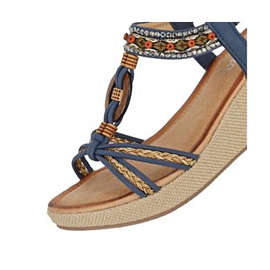 Cipriata Womens/Ladies Jewelled Platform Heel Sandals