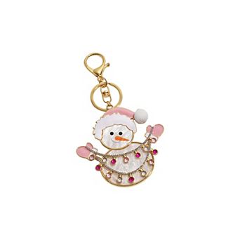 Gold-Tone Snowman Ornament Charm