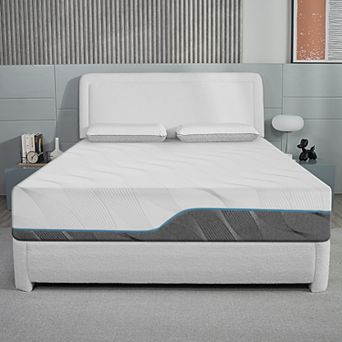 Maxspeed Memory Foam Mattress, 14 Inch Medium Extra Firm Dual Side Flippable Mattress in Box
