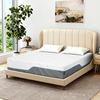 Maxspeed Memory Foam Mattress, 8 Inch Medium Extra Firm Dual Side Flippable Mattress in Box