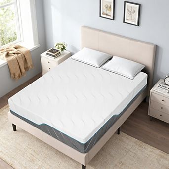 Maxspeed Memory Foam Mattress, 10 Inch Medium Extra Firm Dual Side Flippable Mattress in Box