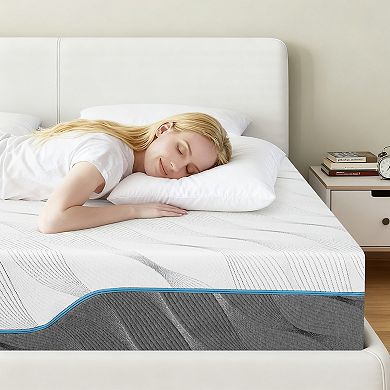 Maxspeed Memory Foam Mattress, 10 Inch Medium Extra Firm Dual Side Flippable Mattress in Box