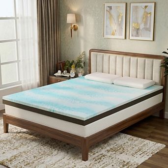 Maxspeed 3 Inch Extra Firm Mattress Topper, Dual-Sided Bed Topper Memory Foam High Density Foam