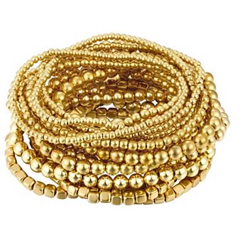 Beaded Stretch Bracelet Set