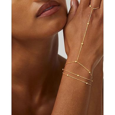 Beaded Ring Hand Chain