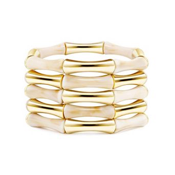 Tube Bangle Bracelet Set