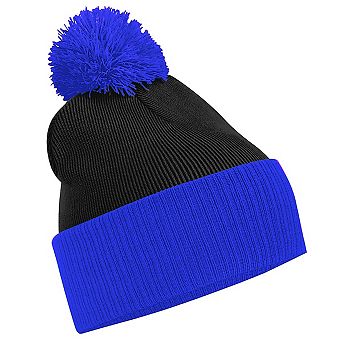 Beechfield Kids Snowstar Duo Two-Tone Winter Beanie Hat